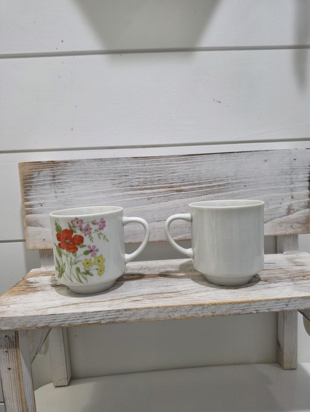 1960s Japanese fine china luncheon/snack set, Tea Set Of 4 - Picture 7 of 8